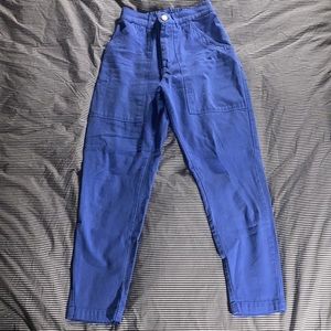 Big Bud Press Pencil pants in cornflower blue